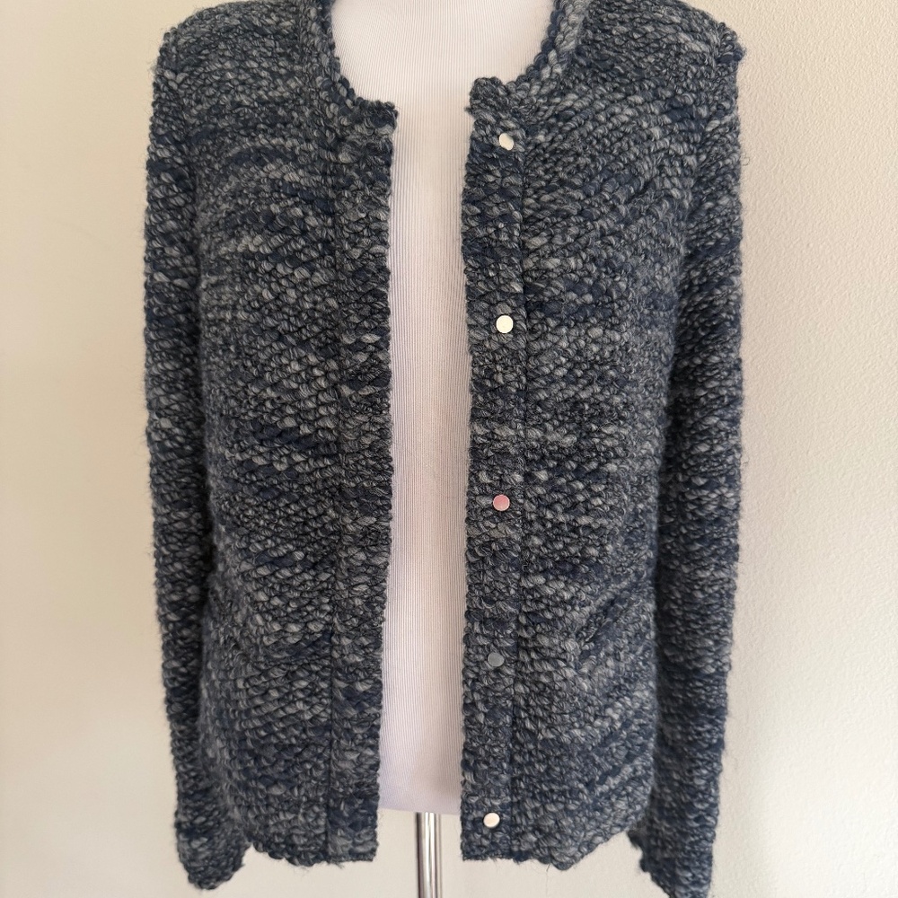 IRO Carene Wool-Blend Jacket – Black, Size 40